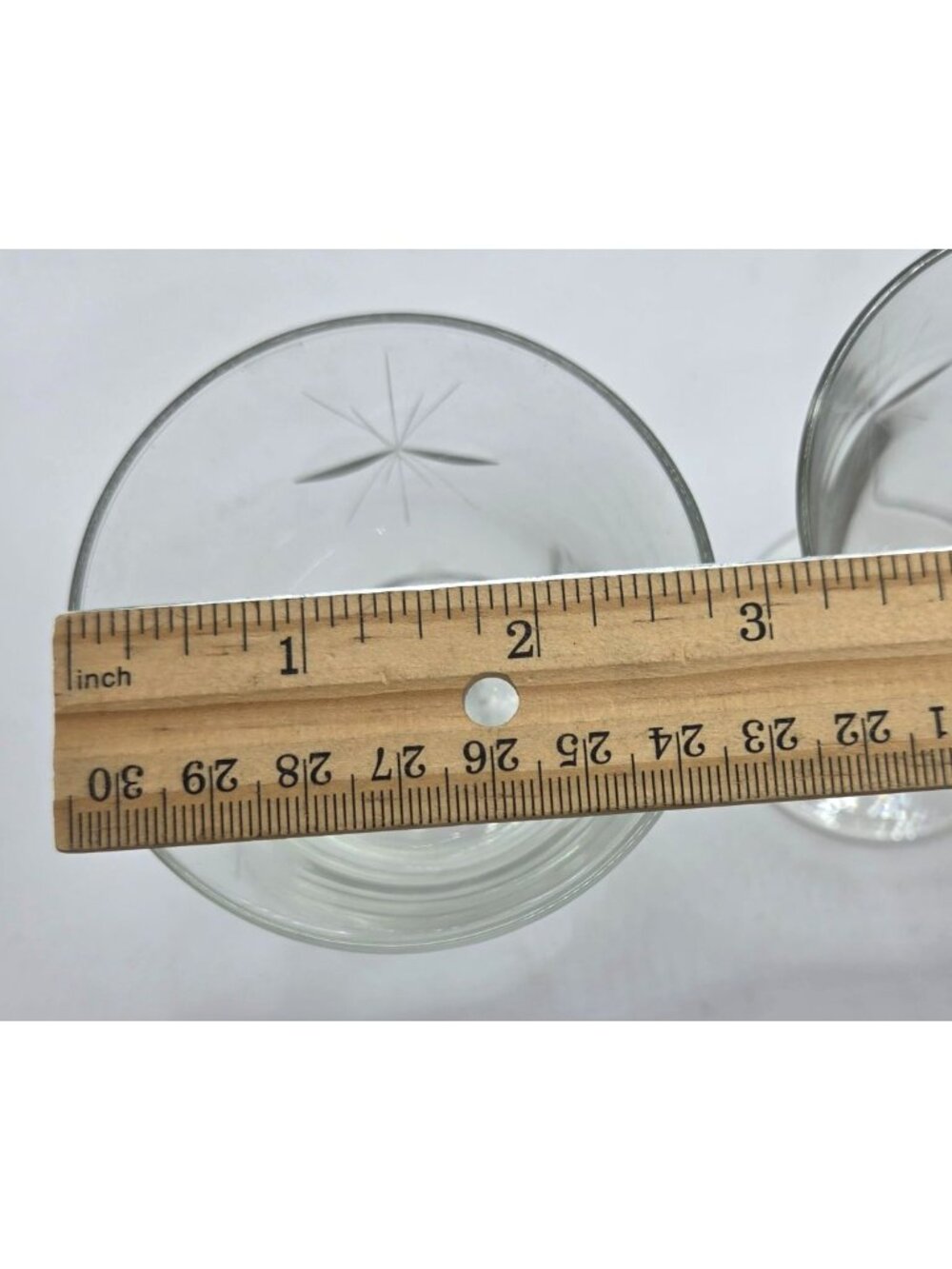 Vtg Libbey Starglow Champagne Sherbet Etched Coup Glasses Set Of 3 Ornate Stems - Picture 7 of 9